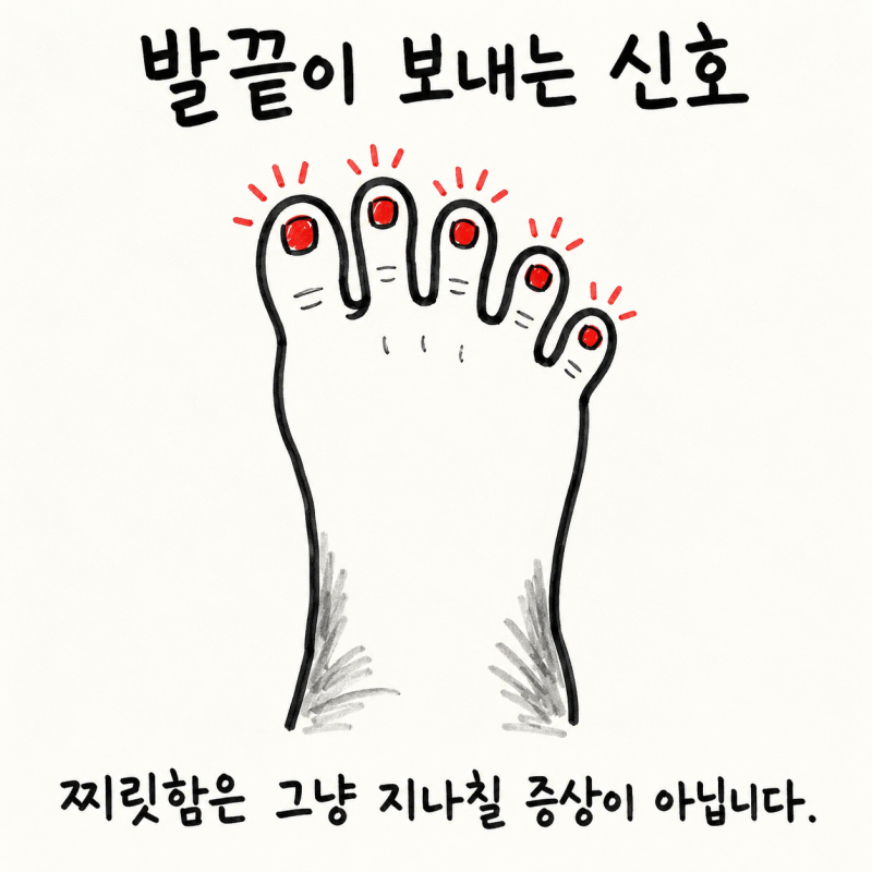 인천 송도 발저림·족마목·발끝 저림의 원인과 한방 관리