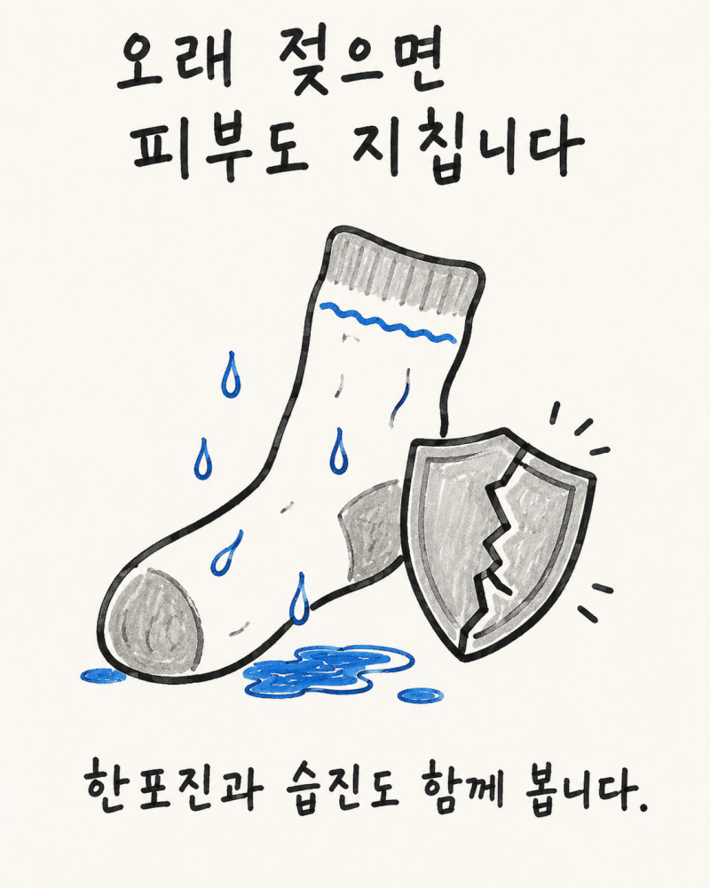 인천 송도 수족다한증, 손발땀 원인과 한방 치료 접근법