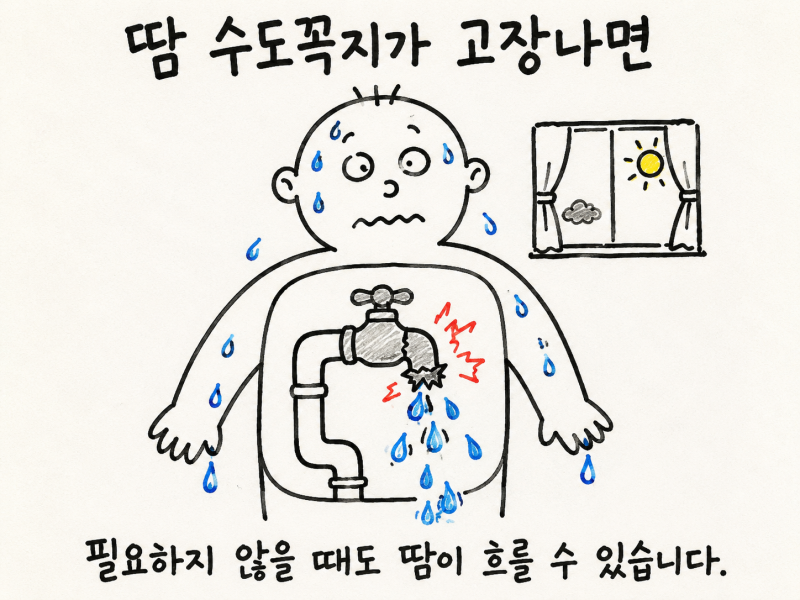 인천 송도 다한증·자한·도한, 땀 조절력 회복을 위한 한방 치료