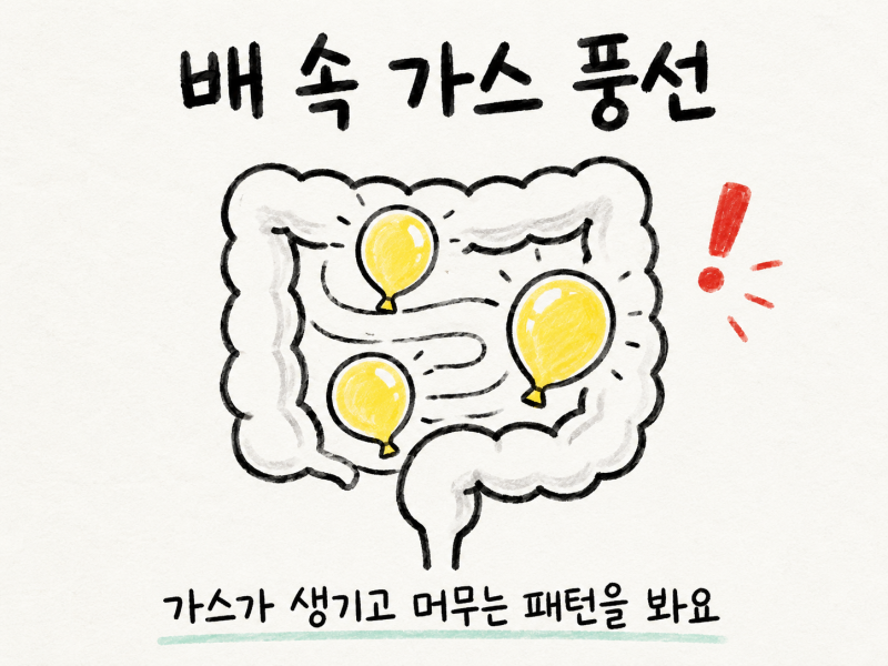 인천 송도 잦은 방귀와 복부 팽만감, 검사상 정상인데 왜 계속될까요?