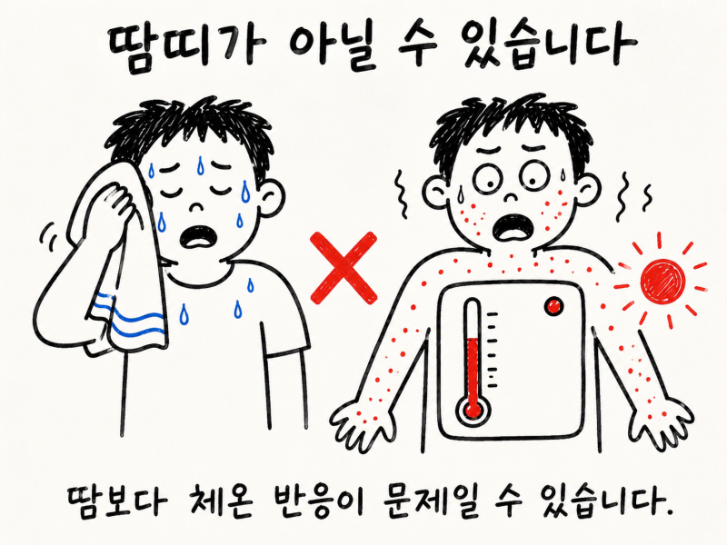 인천 송도 콜린성두드러기·열성 두드러기, 따끔거리는 피부 통증의 원인과 치료