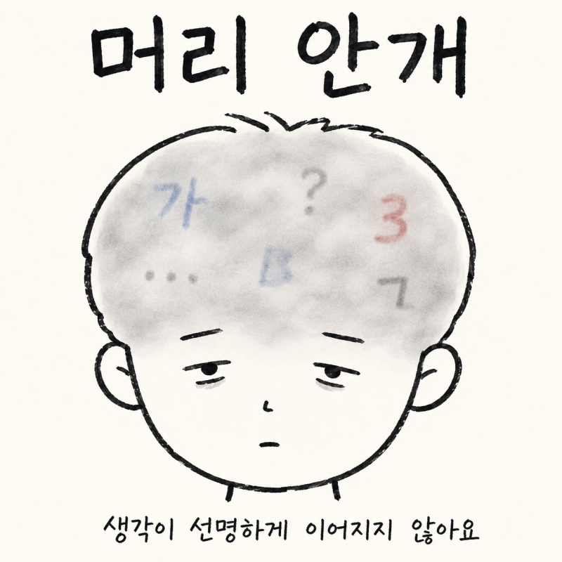 인천 송도 브레인포그, 머리 멍함과 인지 저하의 원인과 한방 치료
