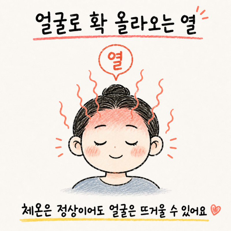 인천 송도 안면홍조 및 얼굴 열감, 상열감의 한방 원인과 관리