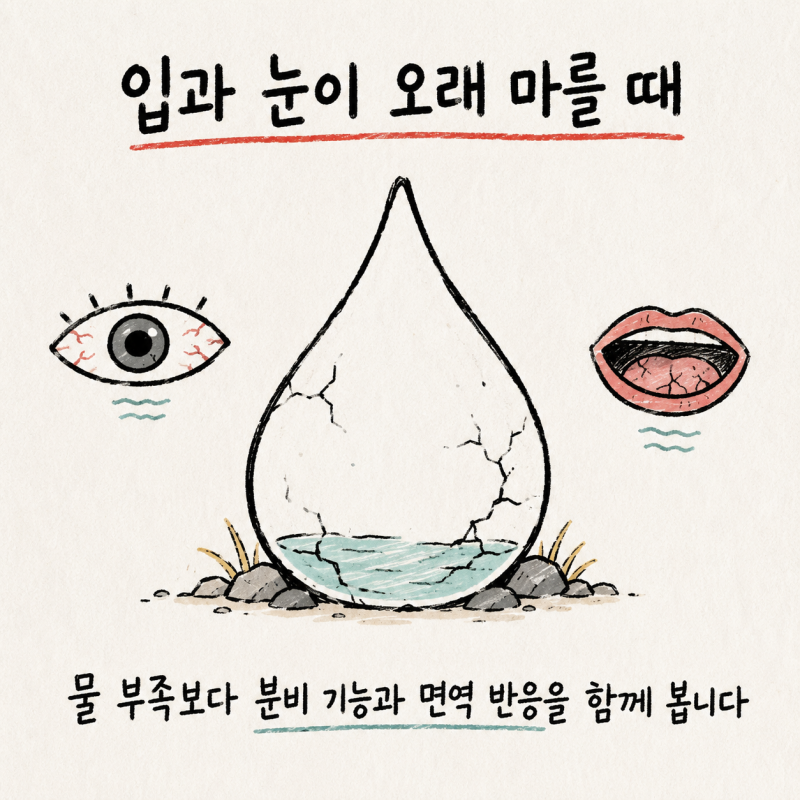 인천 송도 쇼그렌증후군 · 건조증후군 · 구강건조증 · 안구건조증