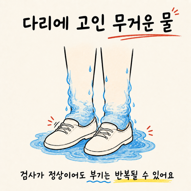 인천 송도 다리 부종 · 종아리 부종 · 하지부종