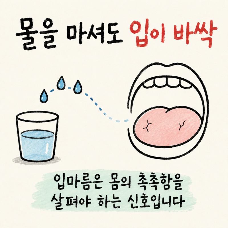 인천 송도 입마름 · 구강건조증 · 혀 건조
