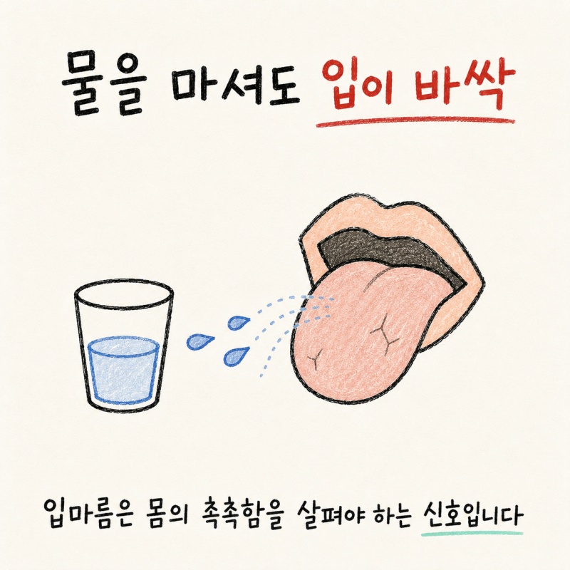 인천 송도 입마름 · 구강건조증 · 혀 건조