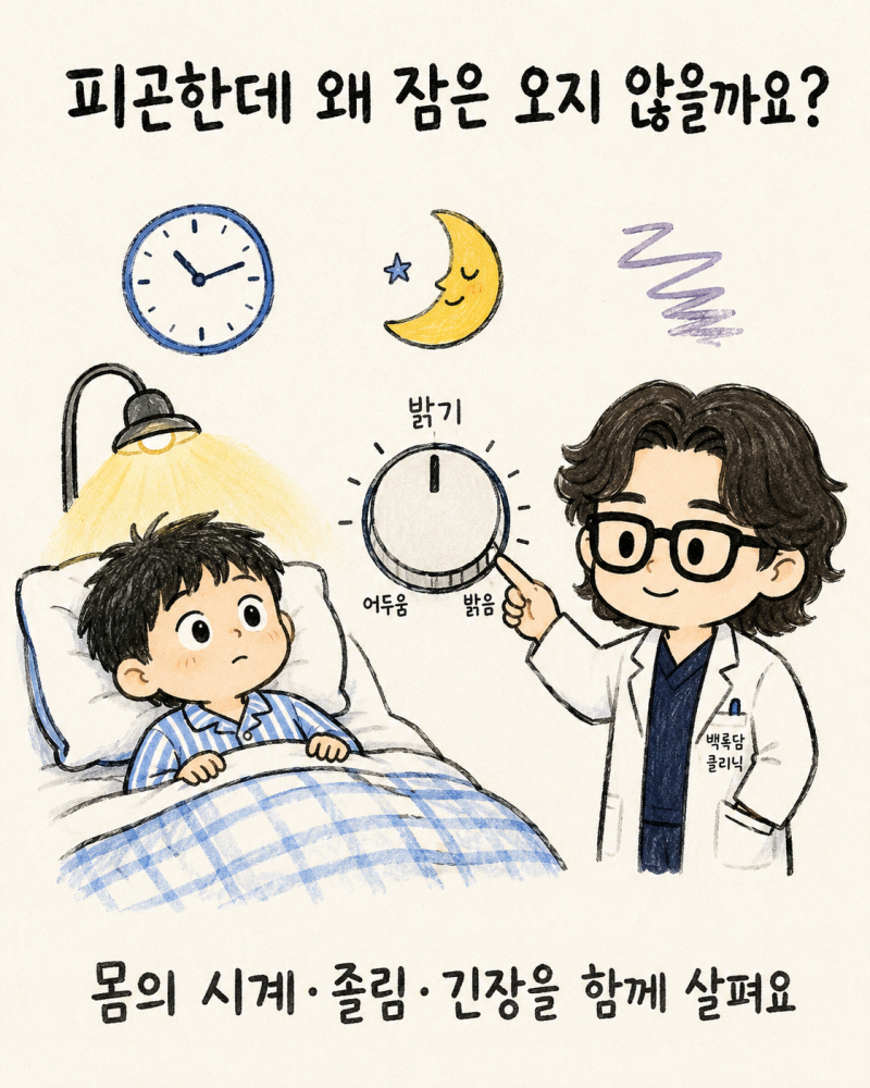 인천 송도 소아 수면장애·입면 지연·야간각성