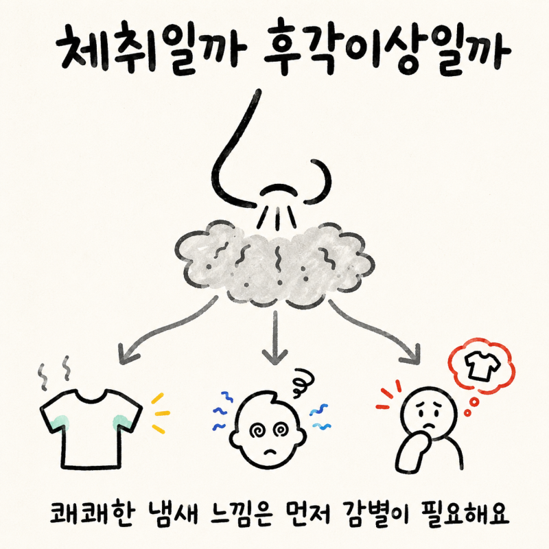 인천 송도 이상후각 · 환취 · 착취 · 자기냄새공포 감별