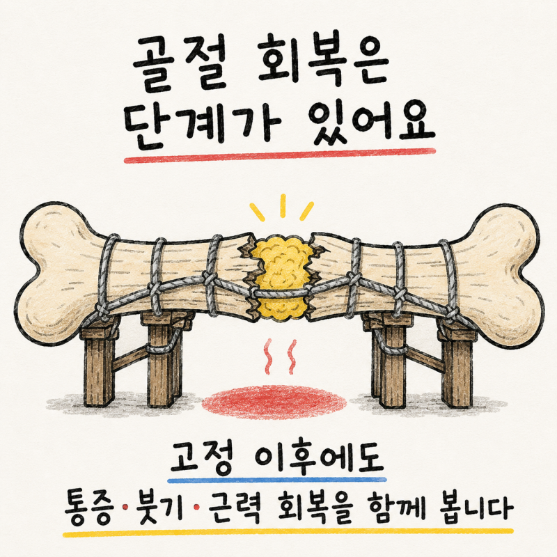 인천 송도 골절 회복