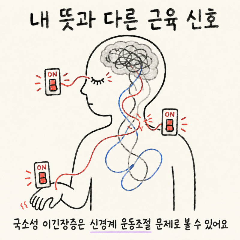 인천 송도 국소성 이긴장증 · 경부 이긴장증 · 서경