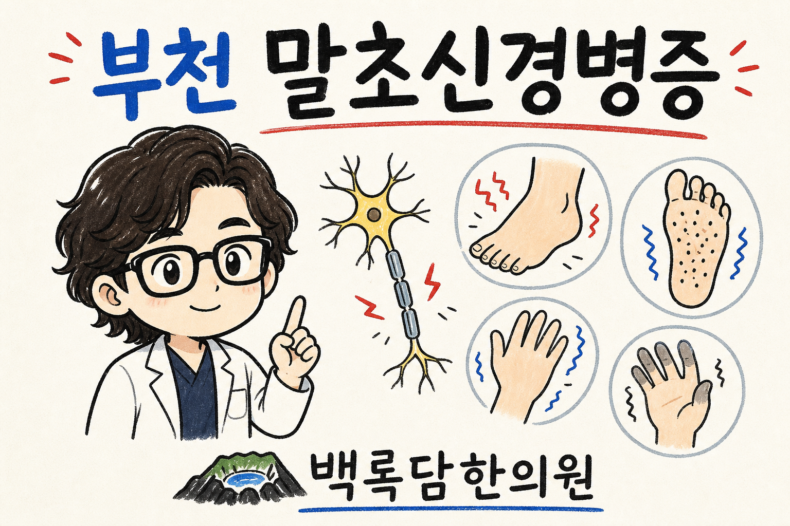 부천 말초신경병증, 손끝 발끝 화끈거림이 일상을 흔들 때