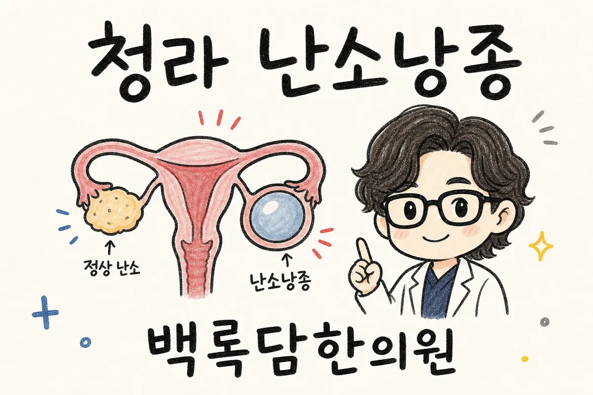 청라 난소낭종, 수술 후에도 자꾸 재발해서 검색할 때