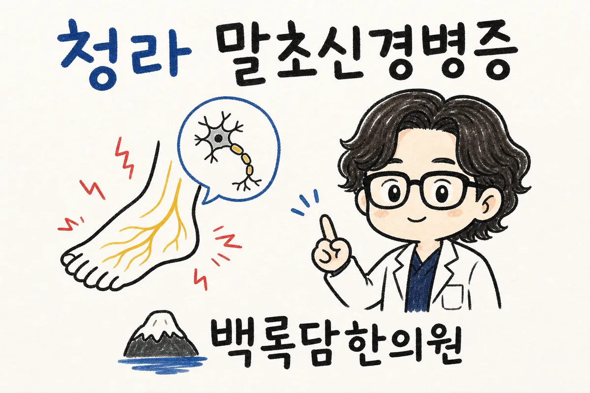 청라 말초신경병증, 손끝 발끝 화끈거림이 자꾸 반복될 때