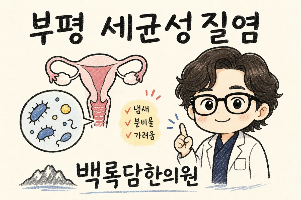 부평 세균성질염, 여자친구가 또 재발해서 항생제가 끊기질 않을 때