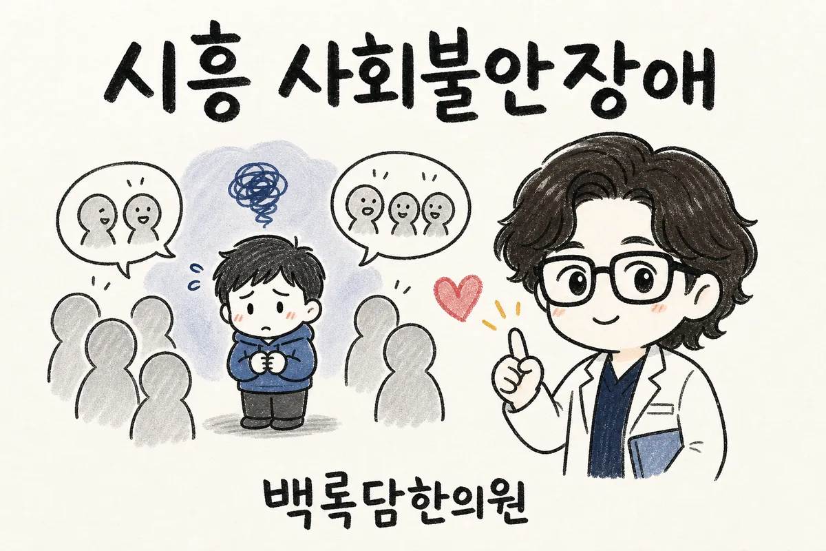 시흥 사회불안장애, 사람 많은 곳에 서면 숨이 막히고 자꾸 위축될 때