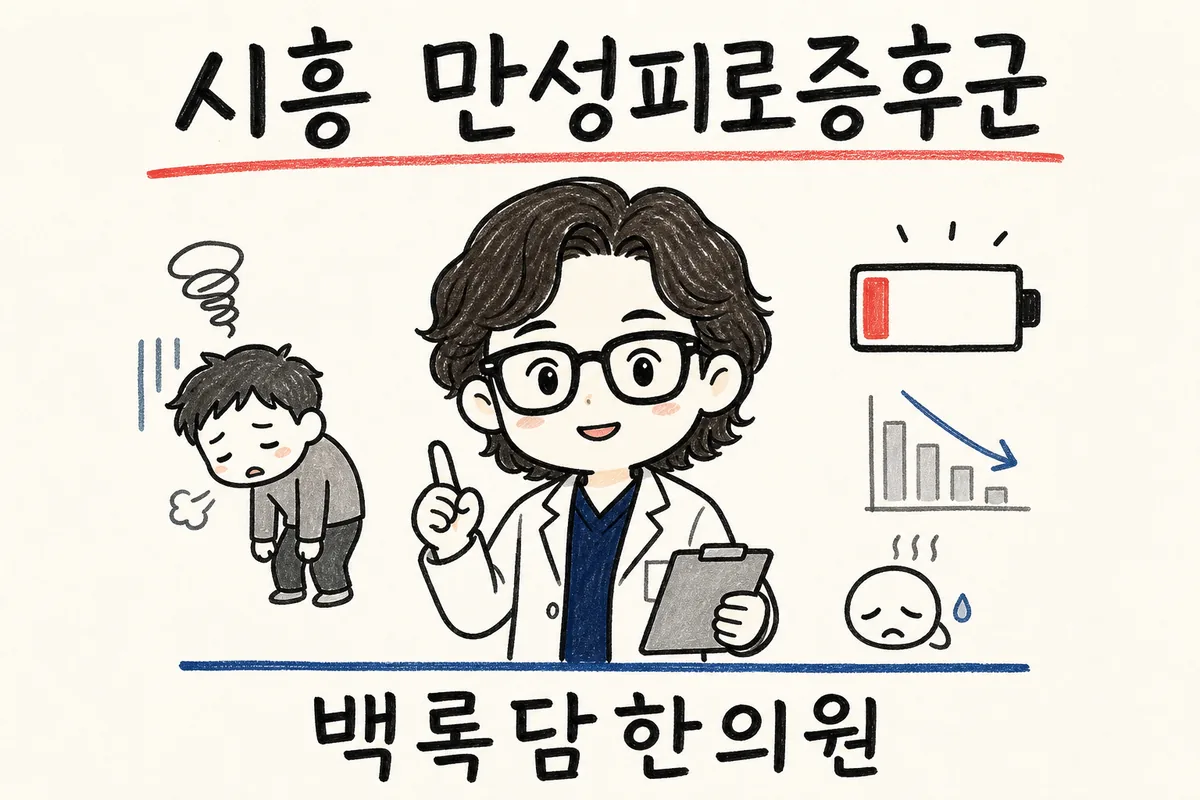시흥 만성피로증후군, 자도 자도 피곤하고 머리가 안개처럼 흐릿할 때