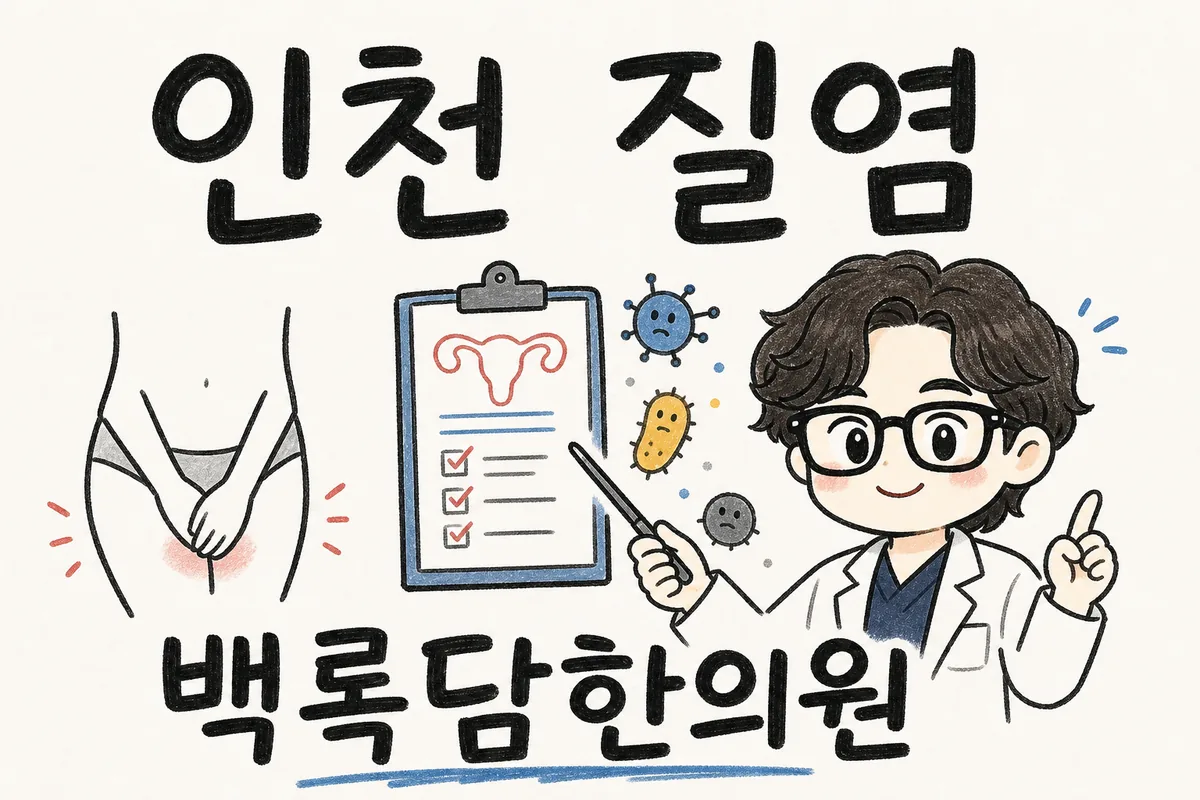 인천 질염, 약을 먹어도 자꾸 재발해서 밤에 더 힘들 때