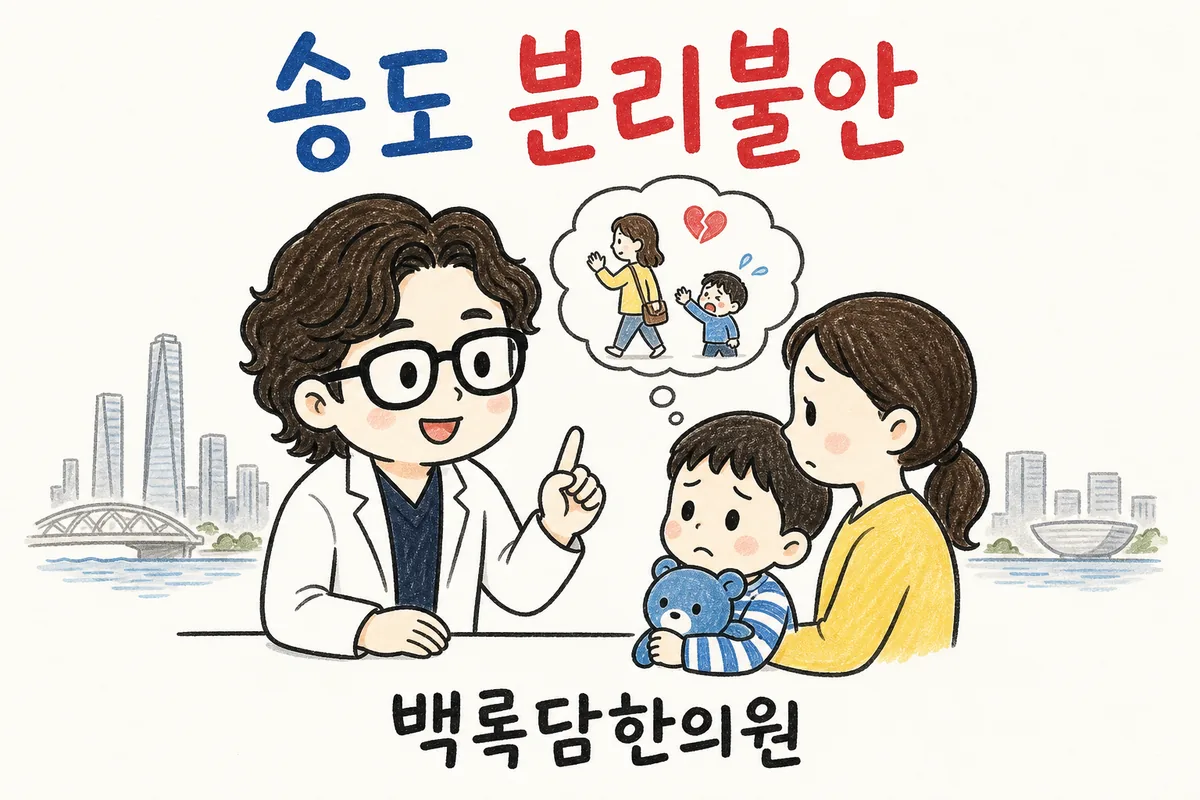 송도 분리불안, 혼자 있으면 가슴 두근거려 잠이 안 올 때