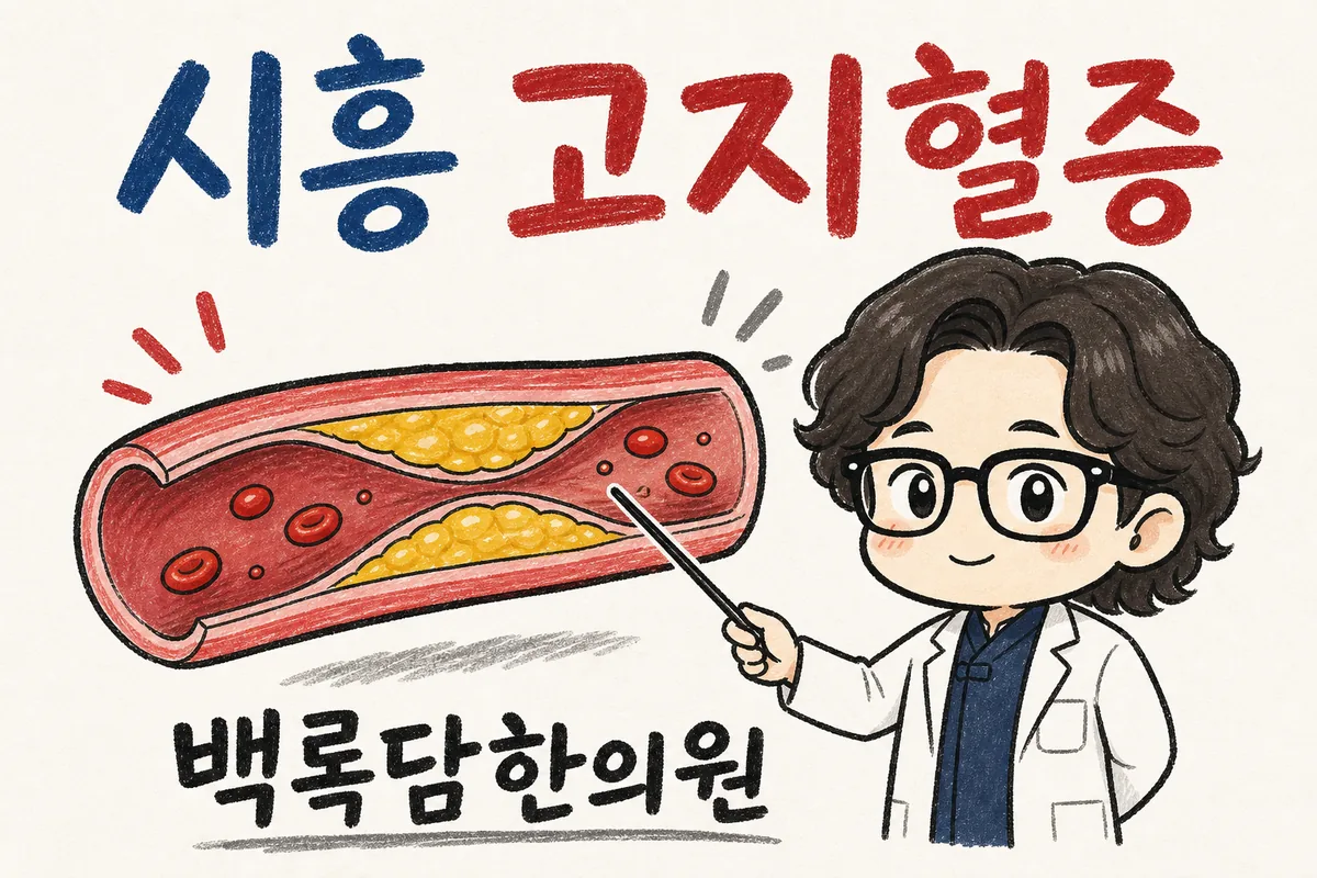 시흥 고지혈증, 약 끊으면 수치가 다시 오르는 게 반복될 때
