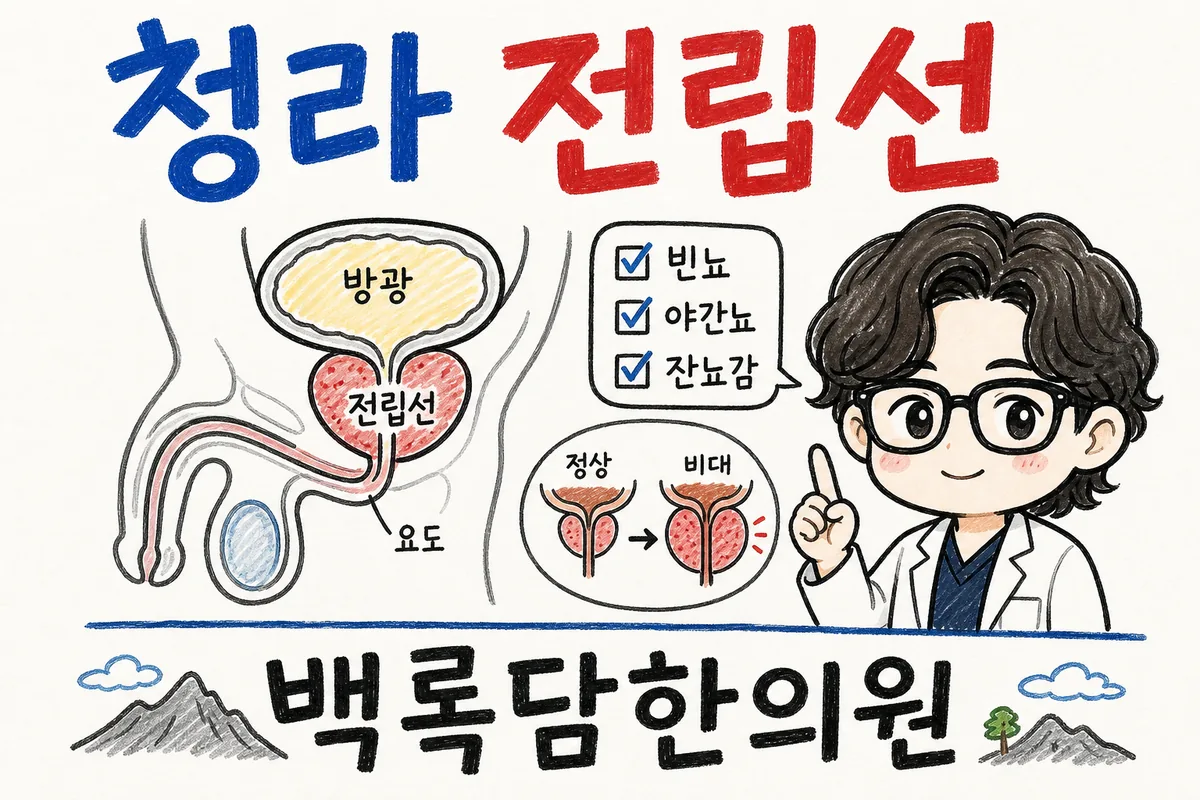 청라 전립선, 검사는 정상인데 회음부 불편함이 계속될 때