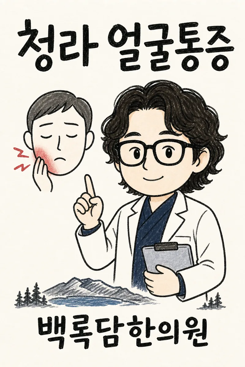 청라 얼굴통증, 밤이 되면 얼굴이 전기로 찌릿해져 잠을 깰 때