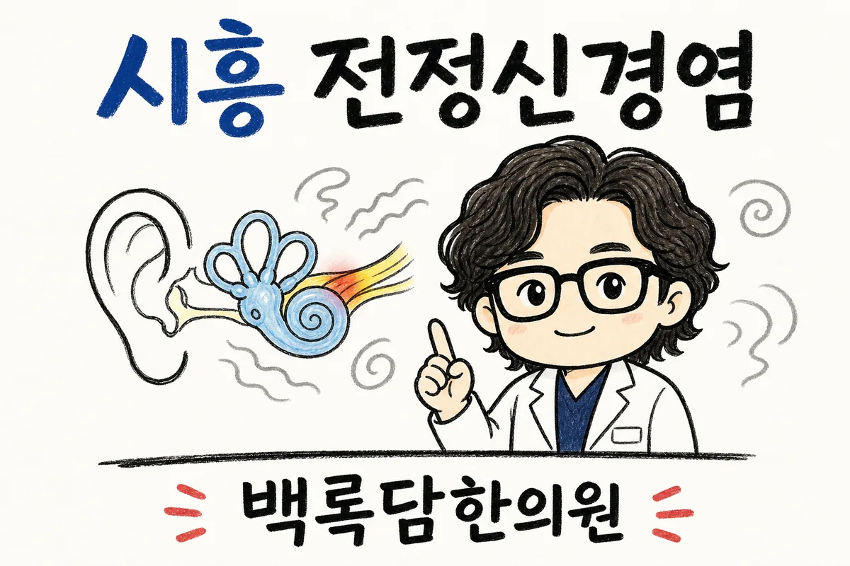 시흥 전정신경염, 스트레스 뒤 갑자기 세상이 도는 어지럼증이 일상을 흔들 때