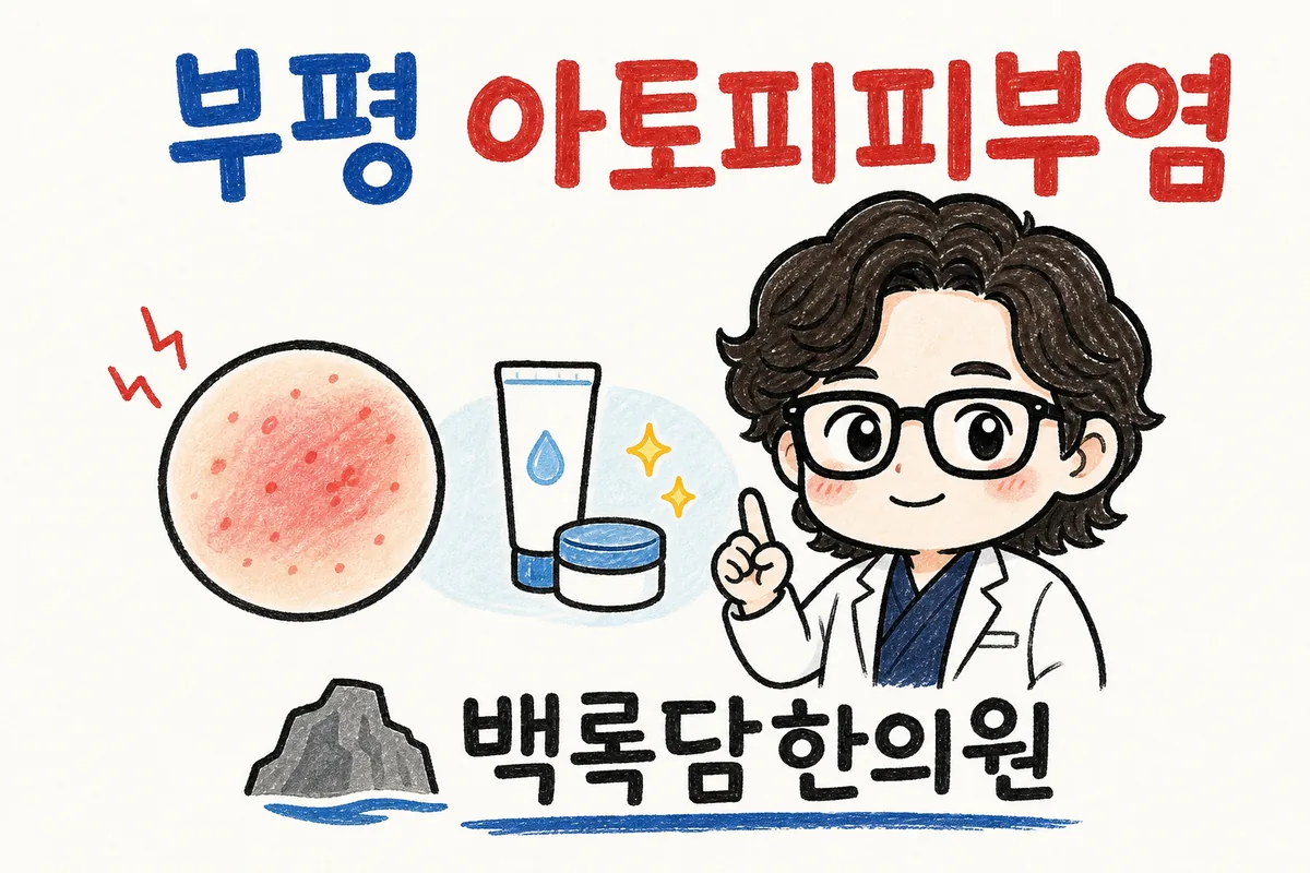 부평 아토피피부염, 검사는 정상인데 가려워 잠을 못 자는 밤이 늘었을 때