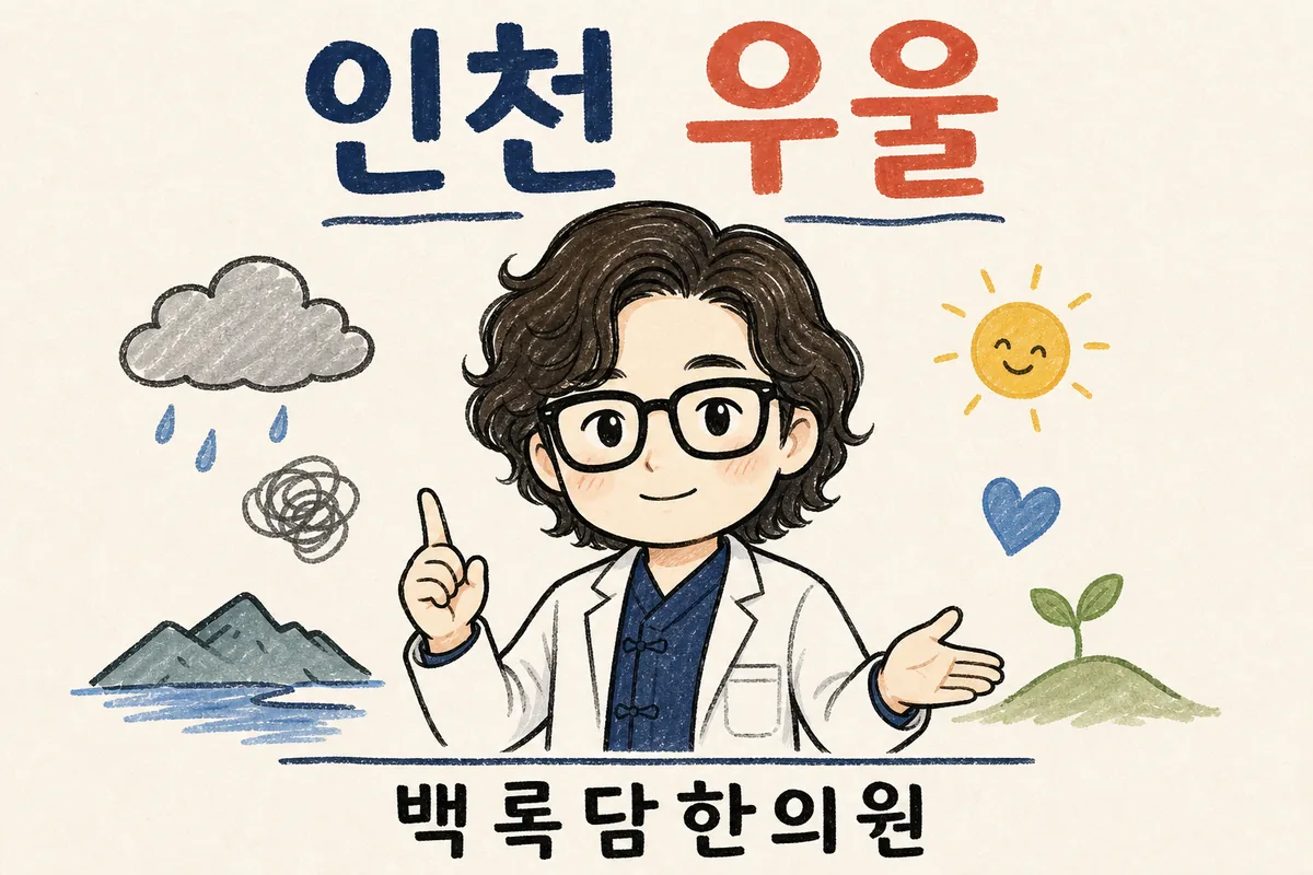 인천 남동구 우울 한방치료, 부모님 돌보다 내 마음부터 무너지는 것 같을 때