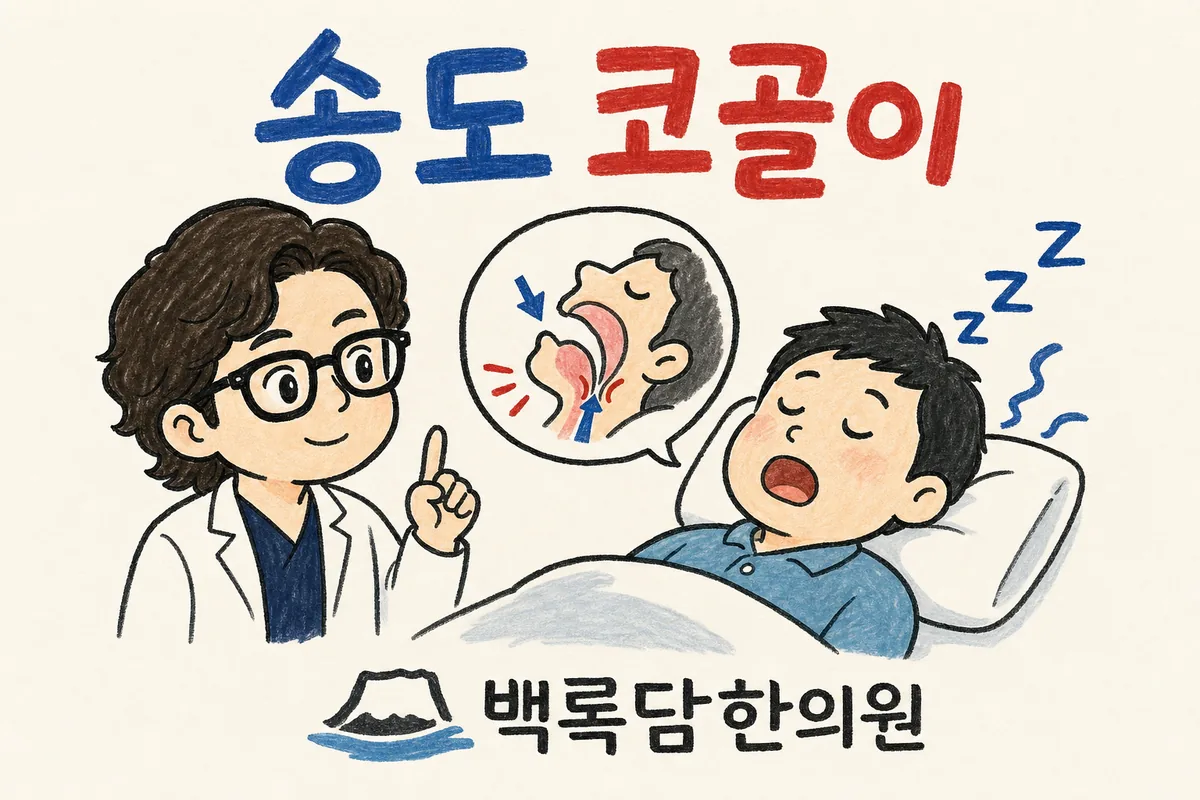 송도 코골이, 부모 간병하다 밤마다 숨 막히는 소리가 클 때
