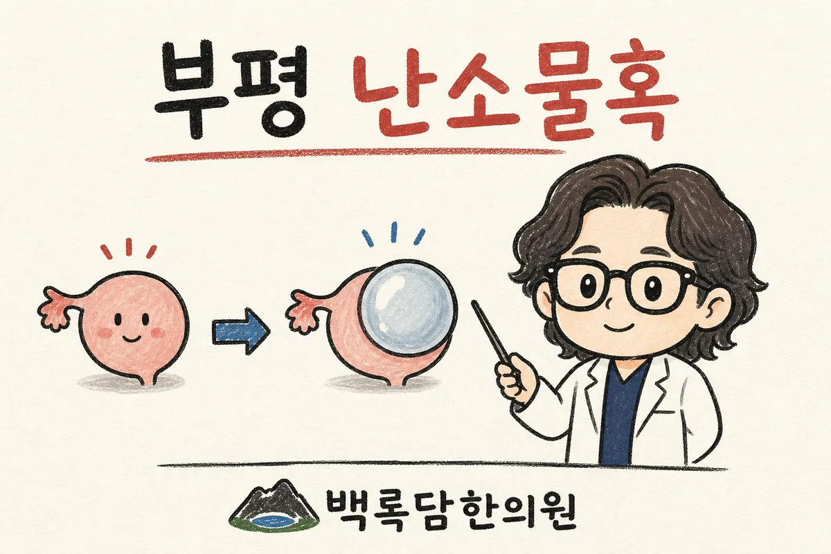 부평 난소물혹, 아내가 아랫배 아프다며 피로라고만 넘기기엔 불안할 때
