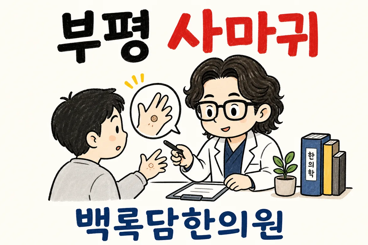 부평 물사마귀, 냉동치료 해도 자꾸 같은 자리에 다시 생길 때