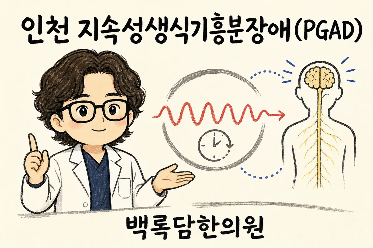 인천 남동구 지속성생식기흥분장애(PGAD), 치료해도 자꾸 도지는 불쾌한 감각