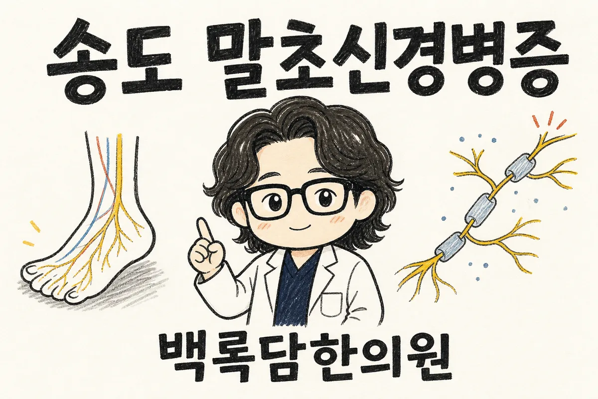 송도 말초신경병증, 손끝 발끝이 둔해지는데 피로인지 병인지 모를 때