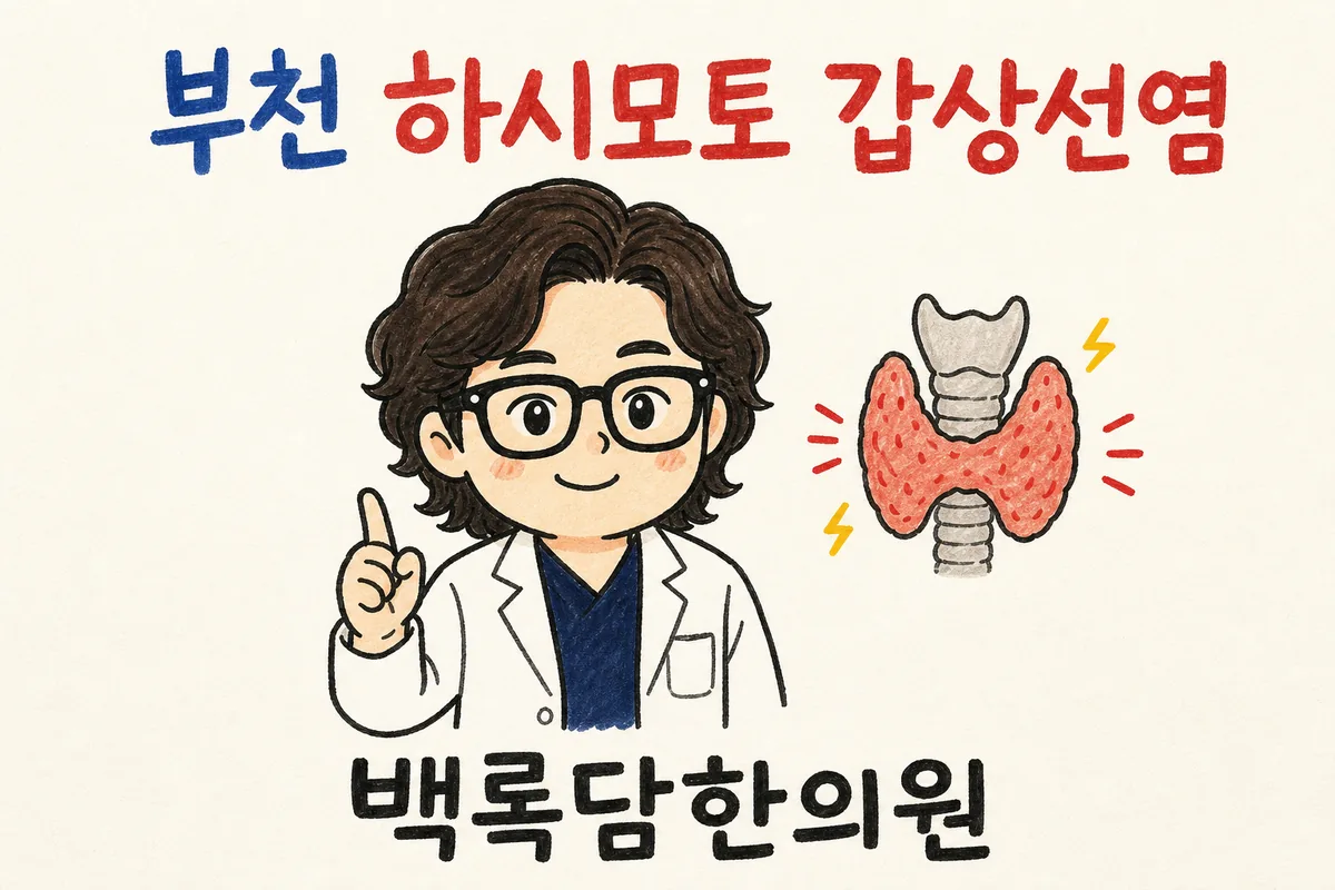 부천 하시모토 갑상선염, 수치는 정상인데 자꾸 지치고 붓는다고 느낄 때