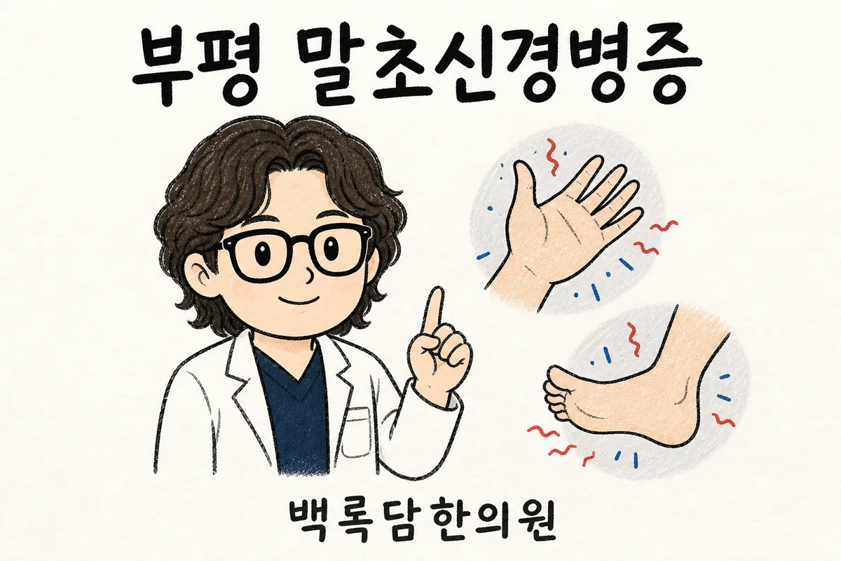 부평 말초신경병증, 발끝이 남의 살처럼 감각이 무뎌질 때