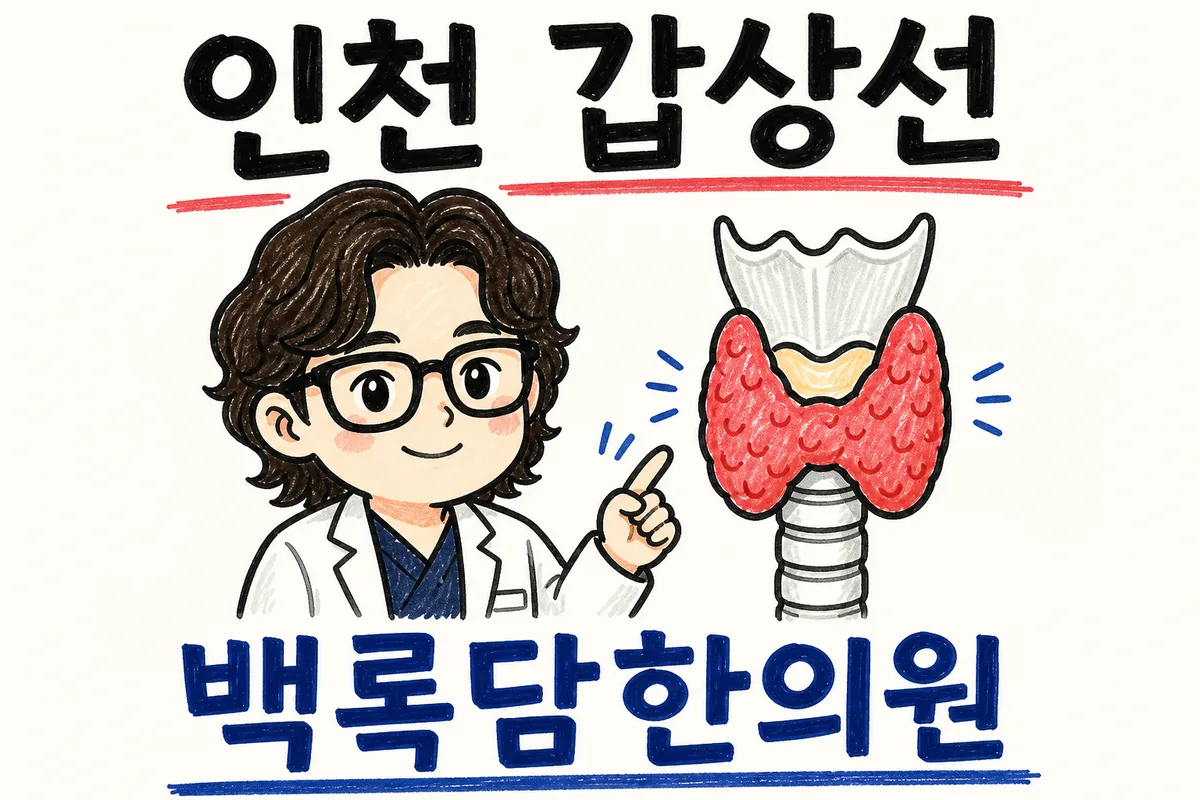 인천 남동구 갑상선, 수치는 정상이라는데 온몸이 무겁고 뜨뜻하지 않을 때