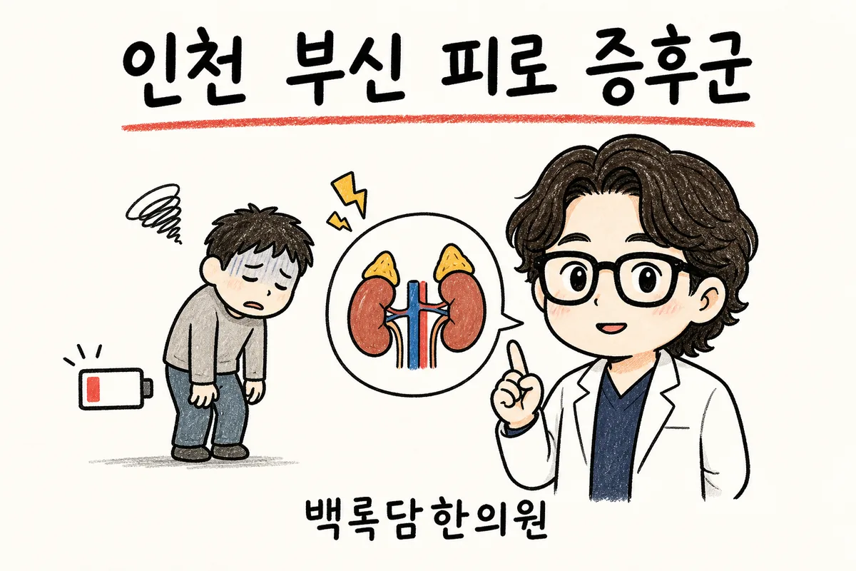 인천 부신 피로 증후군, 쉬어도 채워지지 않는 것 같을 때