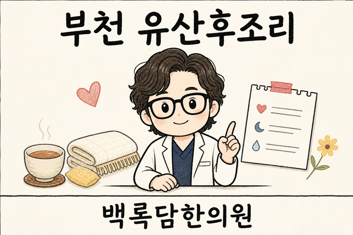 부천 상동 유산후조리, 아내가 밤마다 뒤척이며 몸이 무겁다 할 때