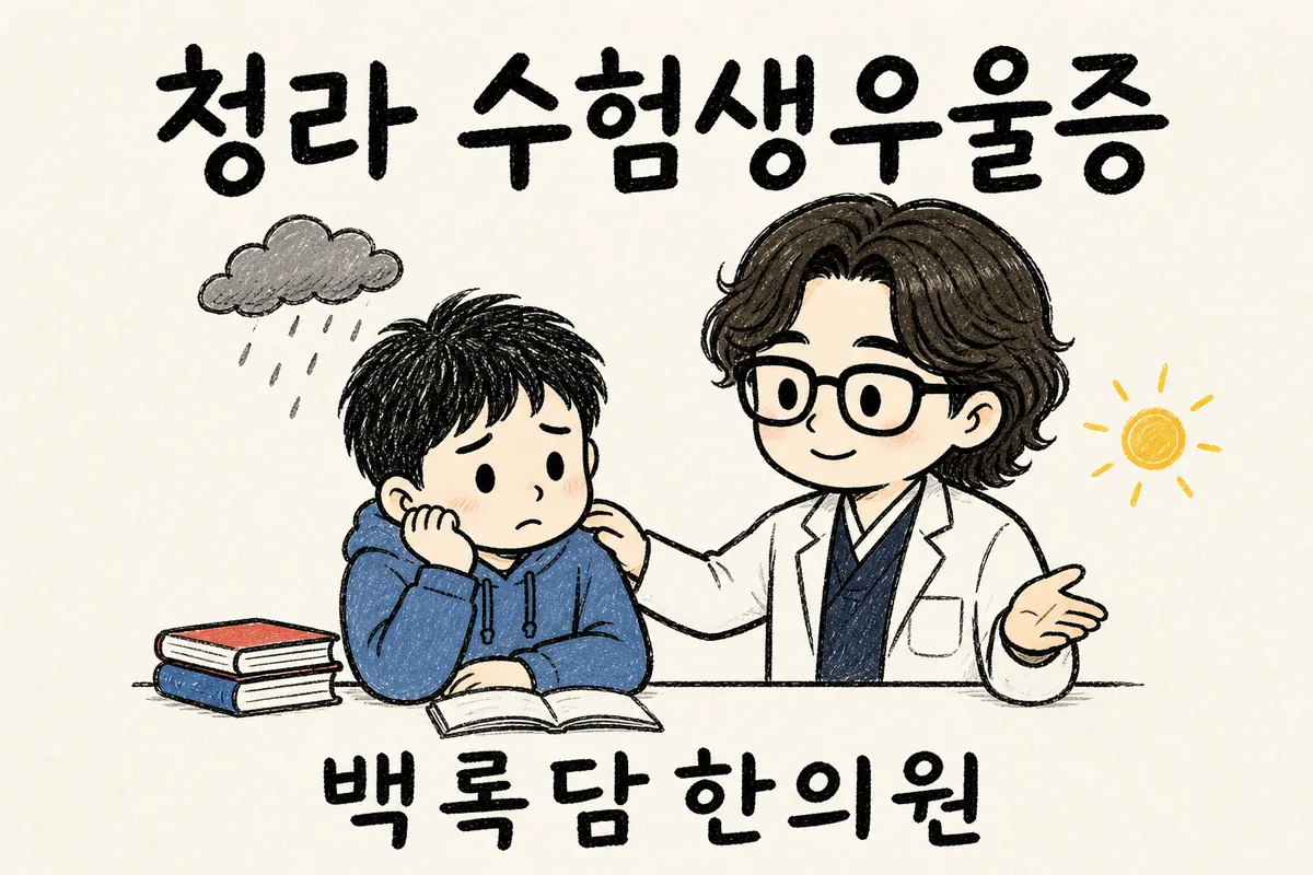 청라 수험생우울증, 자격증 공부하다 머리가 하얘지고 잠이 안 올 때