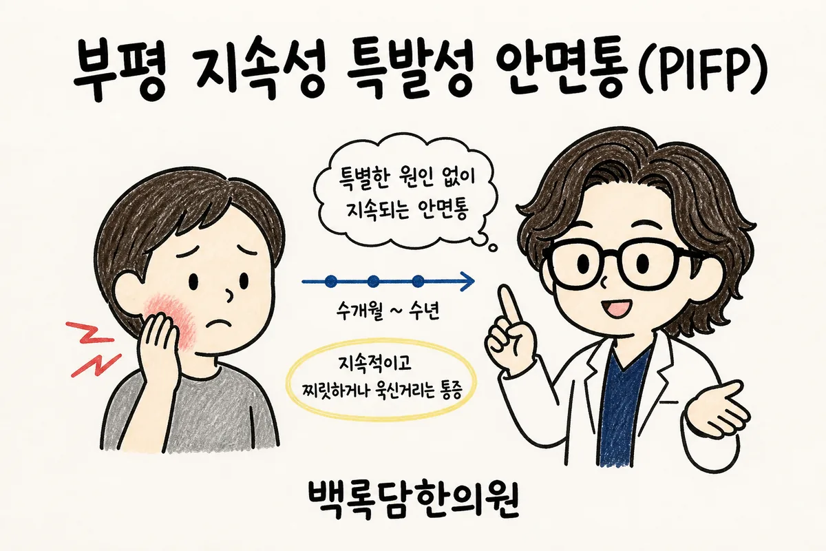 부평 안면통, 피로인 줄 알았는데 검사해도 원인이 안 나올 때