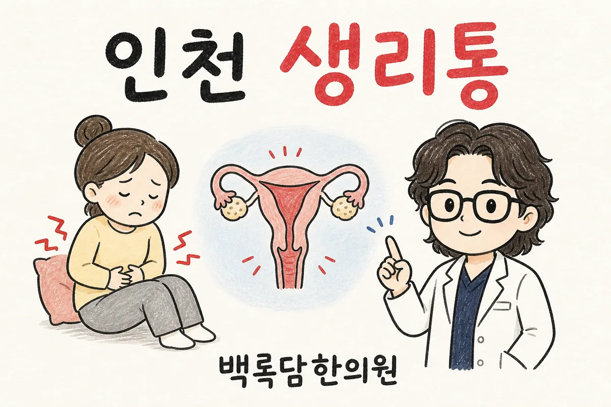 인천 생리통, 약을 먹어도 매달 아랫배가 찢어질 듯할 때