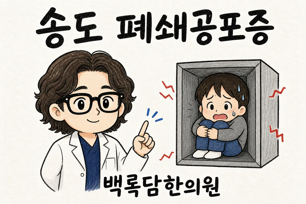 송도 폐쇄공포증, 엘리베이터 탈 때마다 갑자기 숨이 막히고 심장이 뛸 때