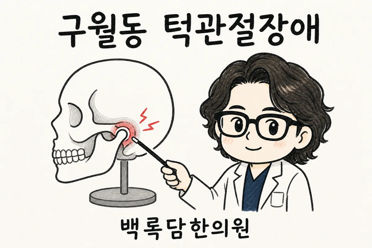 구월동 턱관절장애, 검사는 정상이라는데 턱이 계속 뻐근하고 불편할 때