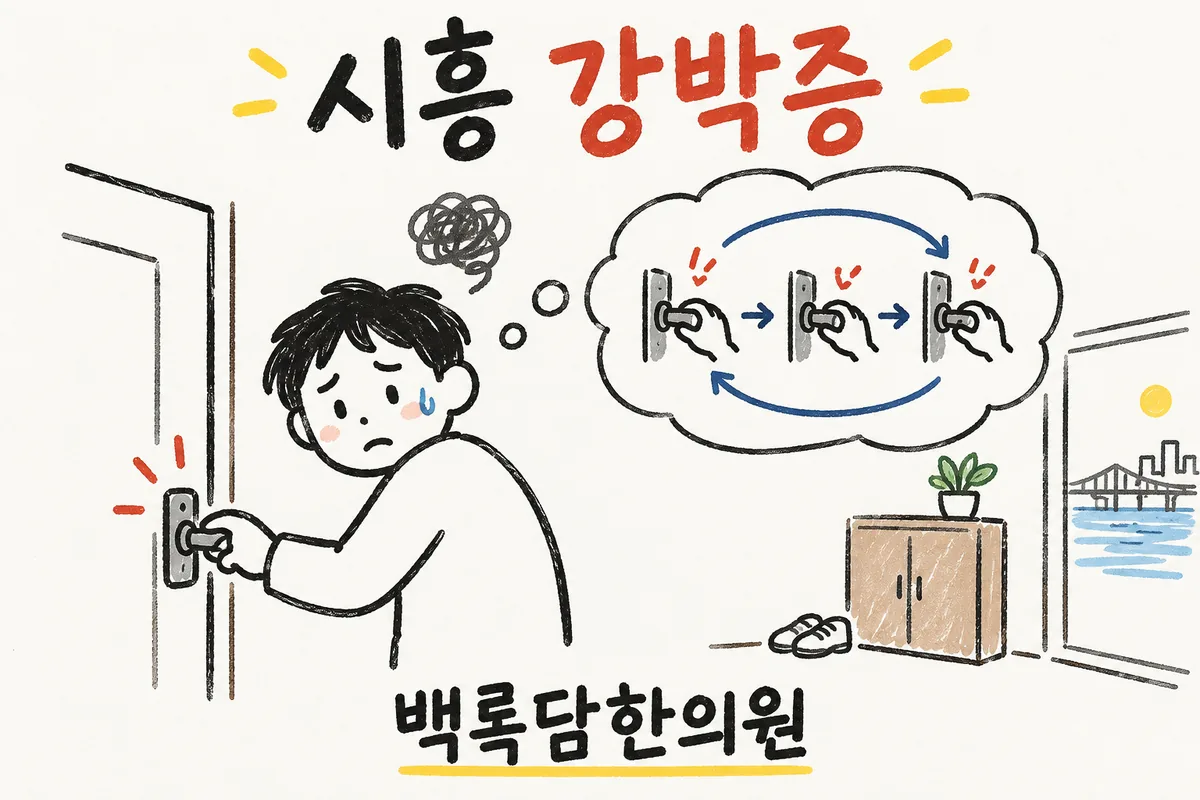시흥 강박증, 치료를 받아도 자꾸 도져서 반복되는 생각에 지칠 때