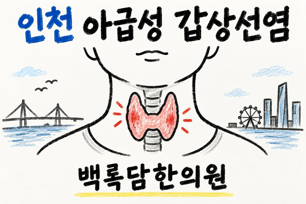 인천 아급성 갑상선염, 병원을 다녀봐도 통증이 자꾸 반복되어 지칠 때