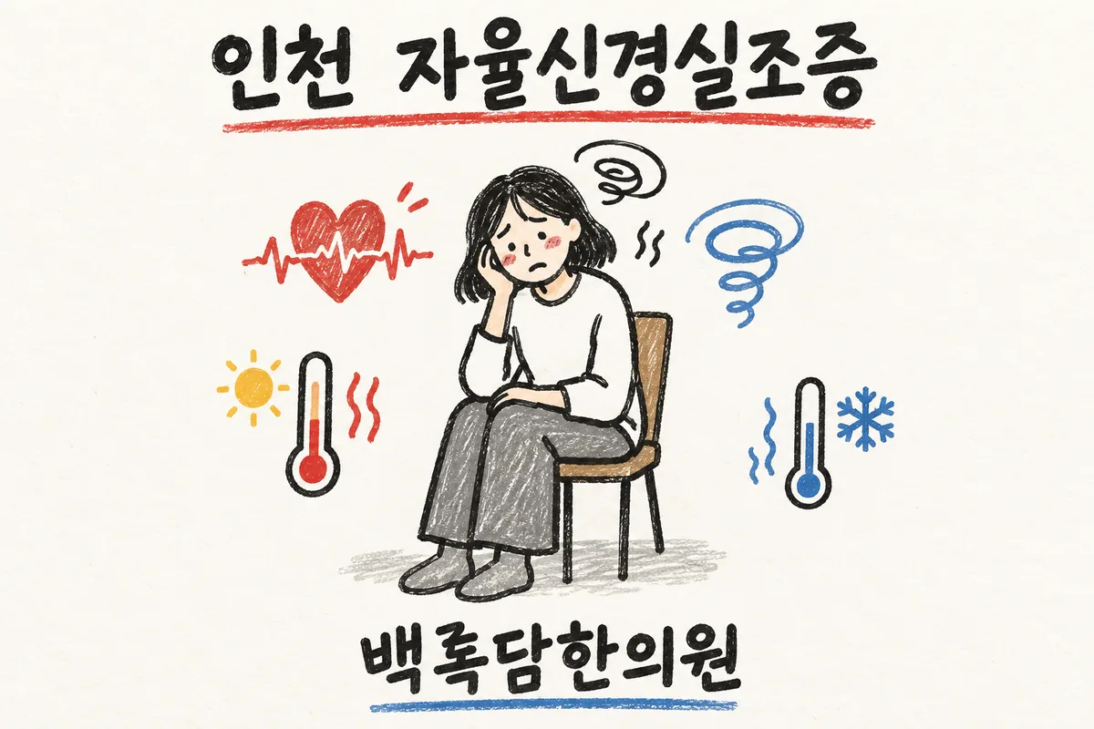 인천 남동구 자율신경실조증, 끼니 거르면 온몸이 흔들리는 40대 엄마