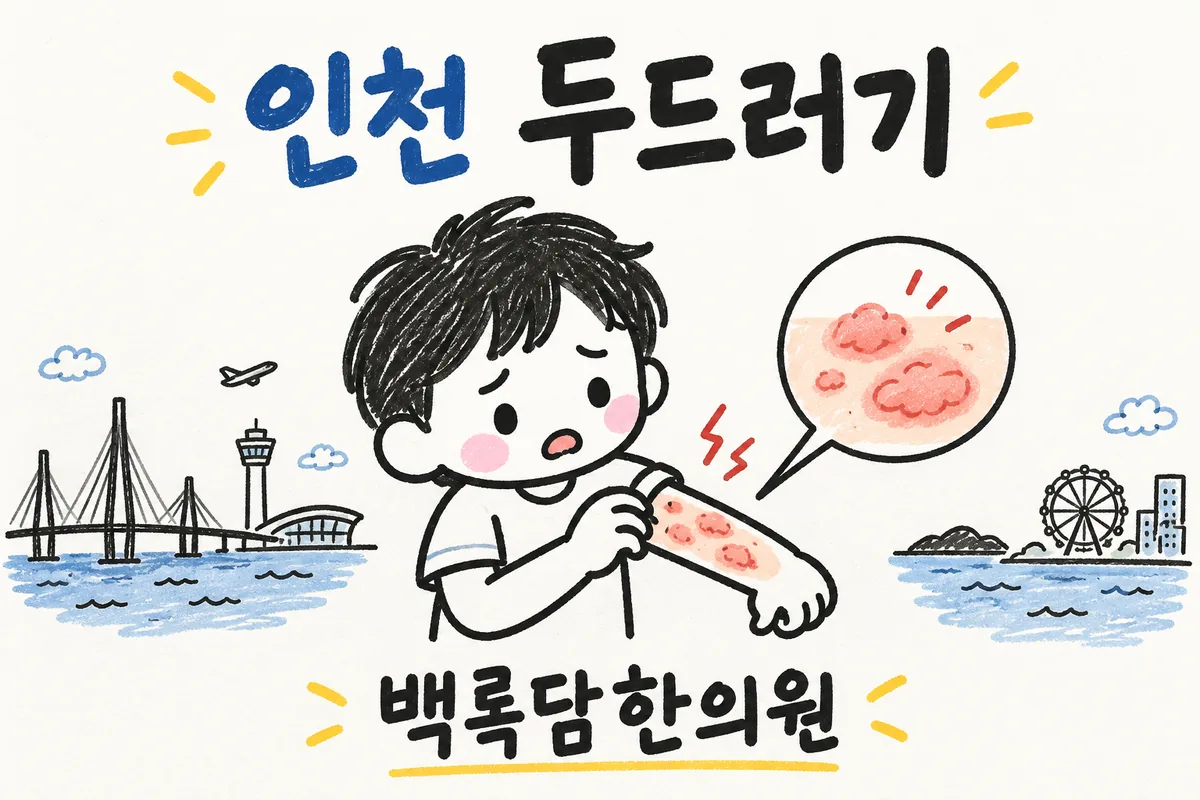 인천 두드러기, 치료를 받아도 자꾸 도져서 일상이 흔들릴 때